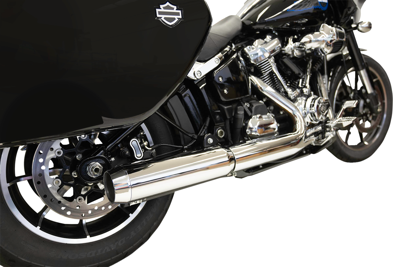 Bassani 4" Chrome Slip On Muffler fits 2025 Harley Softail FLHC FXBB FXLRST