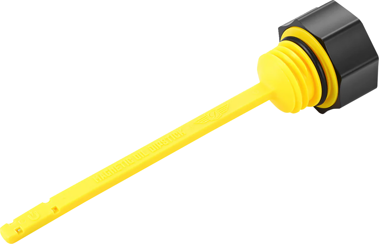 Figurati Curved Black Magnetic Engine Oil Dipstick fits 2017-2024 Harley Touring