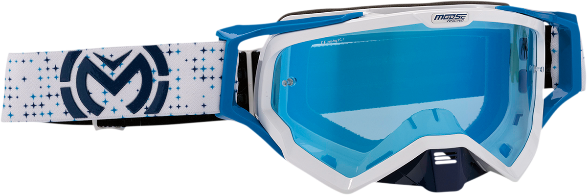 Moose Racing XCR Pro Stars Unisex ATV MX Dirt Bike Riding Motocross Goggles