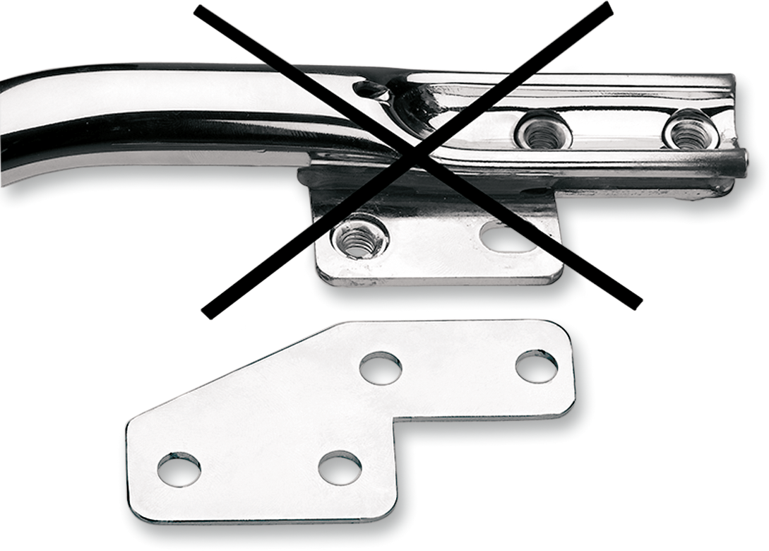 Cycle Visions License Plate Bar Eliminator 1997-2008 Harley Touring Models