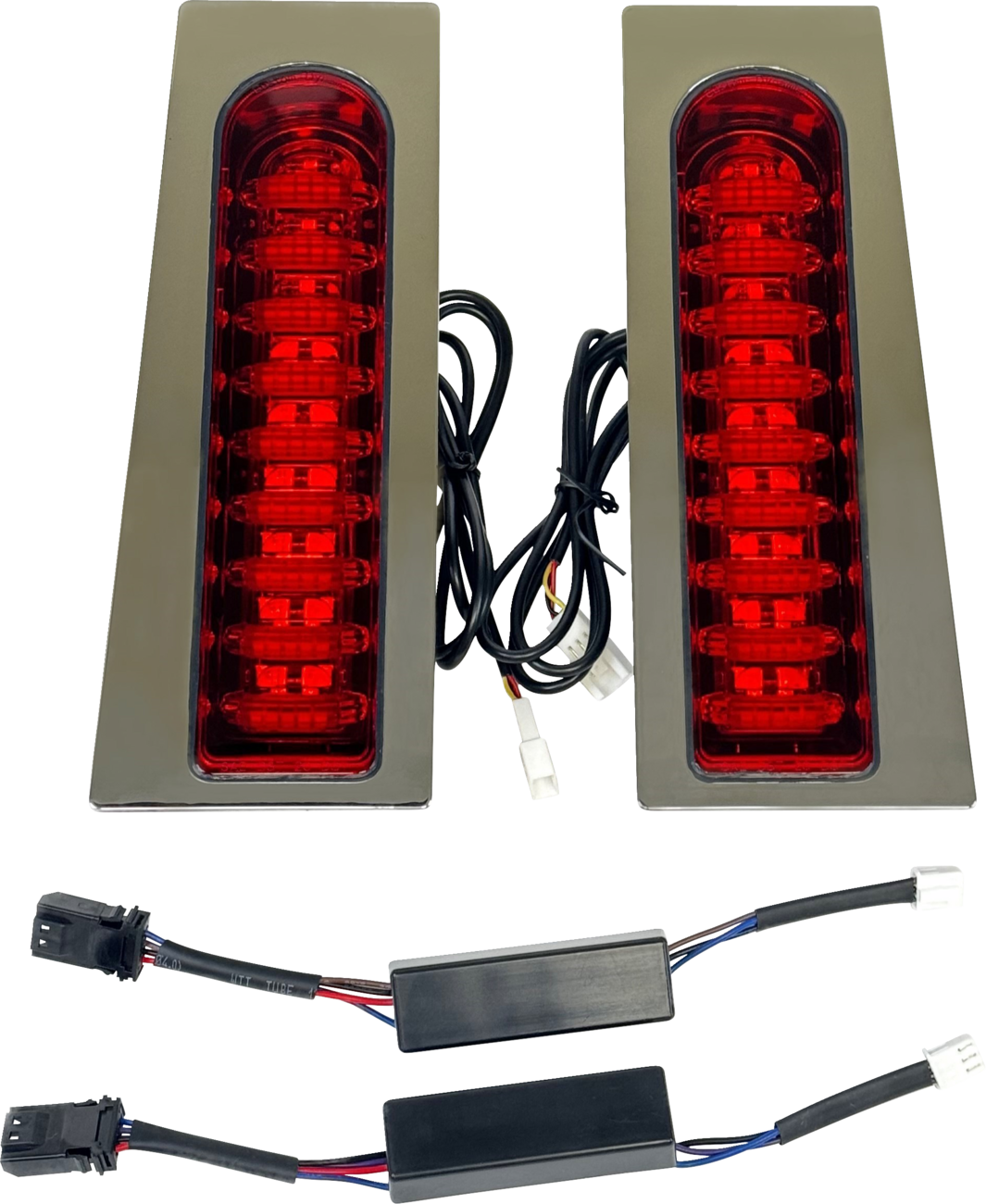 Custom Dynamics ProBEAM Chrome Fillerz Lights for 2023-2025 Harley Touring FLHX