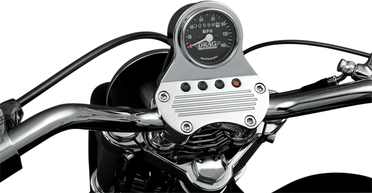 Drag Specialties Mini Mechanical Speedometer fits 1948-1990 Harley Dyna Touring