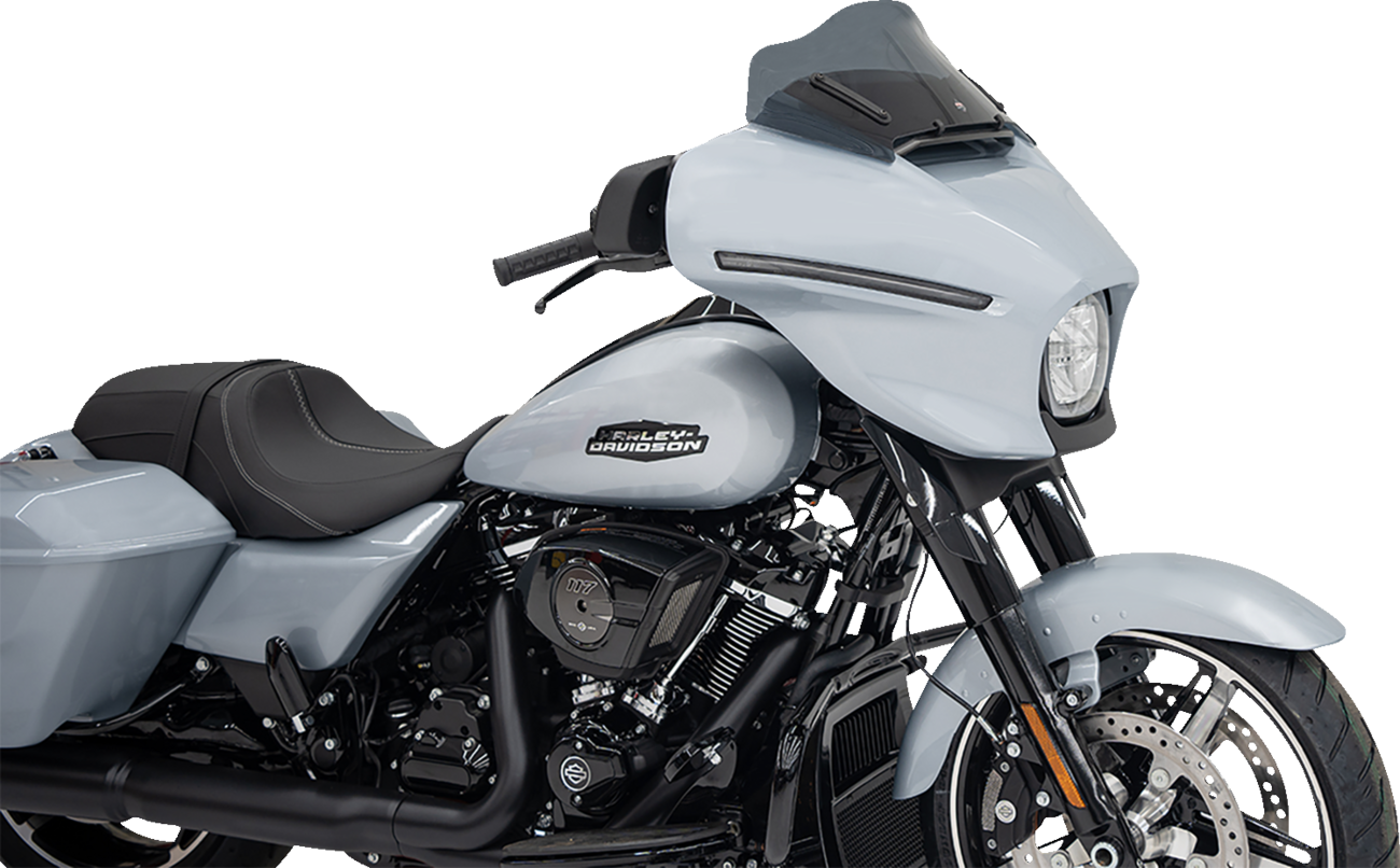 Klock Werks Flare 8" Dark Smoke Windshield for 2023-2025 Harley Street Glide