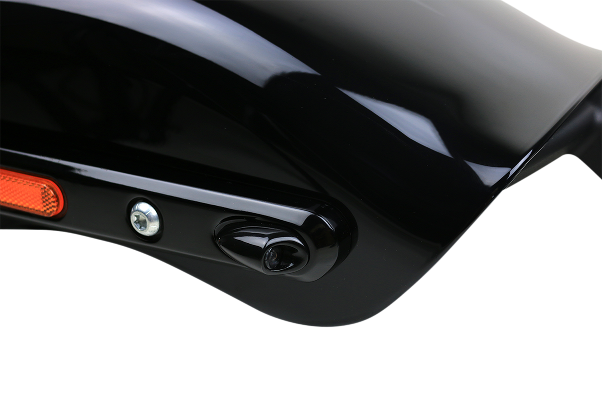 Kodlin 3-1 Black Mini Fender Strut Indicator Lights for 2018-24 Harley Softail