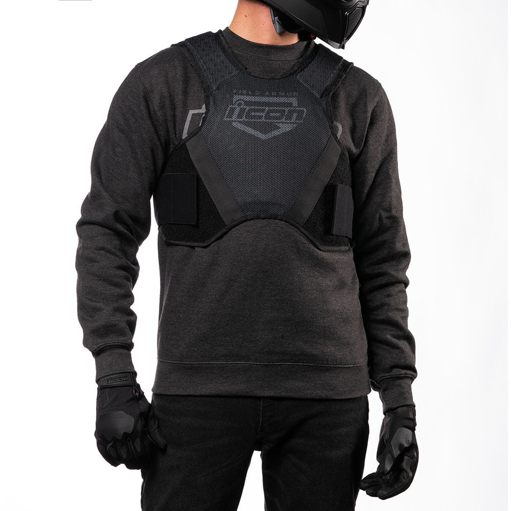 Icon Softcore Adult Mens Field Armor Street Racing Motorcycle Riding Vest