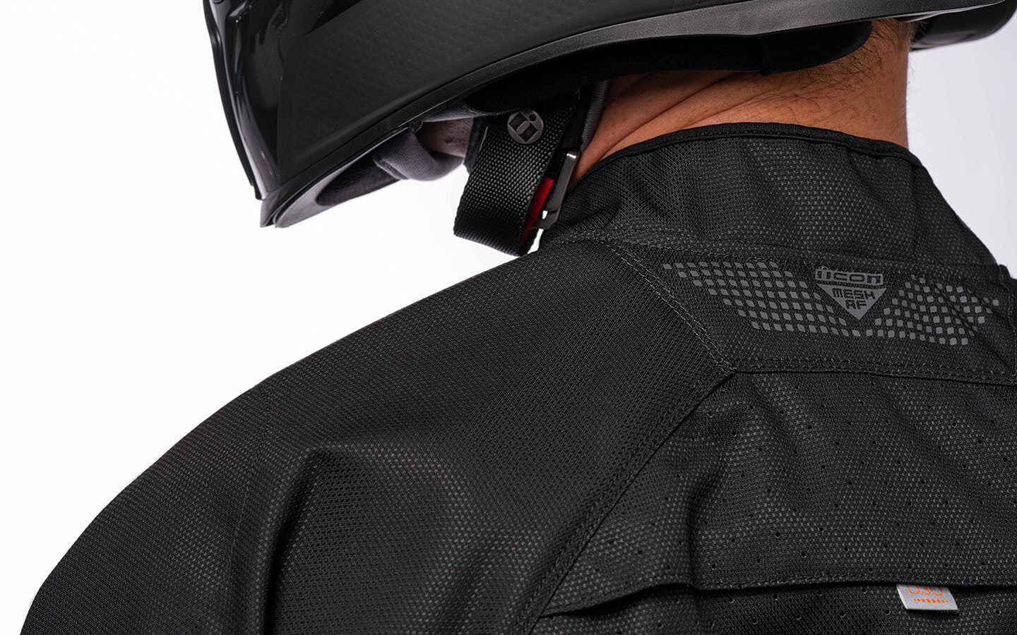 Icon Mesh AF Adult Mens Black Motorcycle Street Racing Sport Jacket