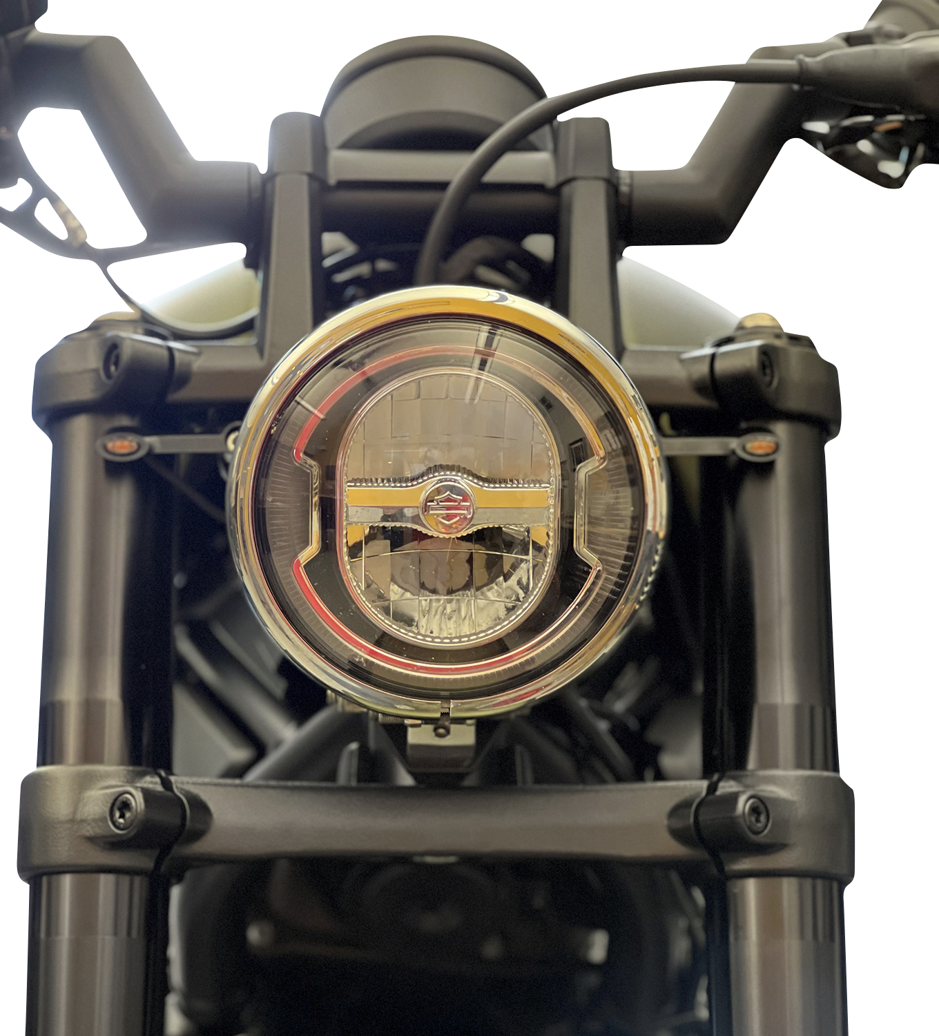 Kodlin Motorcycle Black Headlight Bracket 2021-2024 Harley Davidson Sportster S