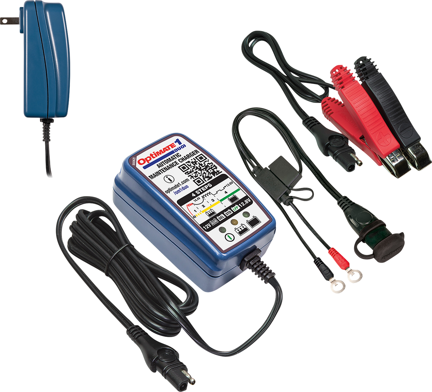 Tecmate Optimate 1 Voltmatic Battery Charger Maintainer 12V Motorcycle ATV Snow