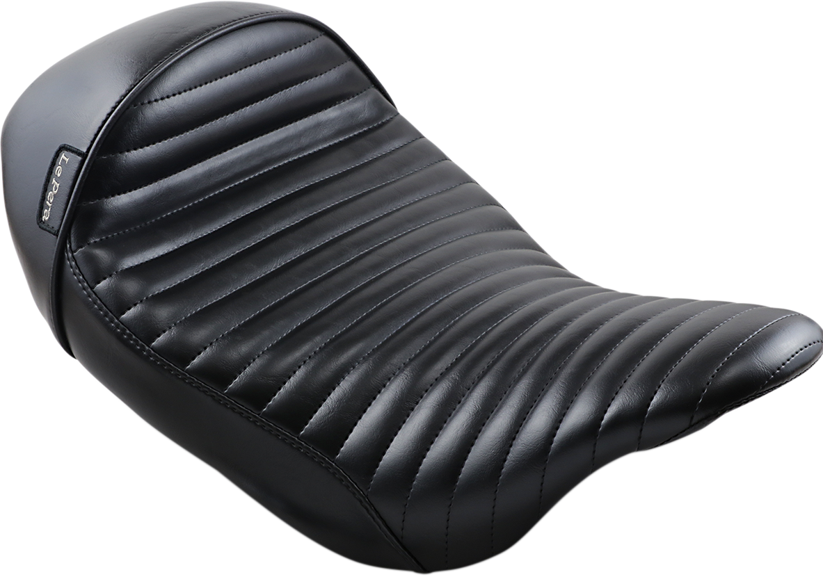 Le Pera Stubs Cafe Pleated Solo Seat fits 2008-2024 Harley Touring LK-427PT
