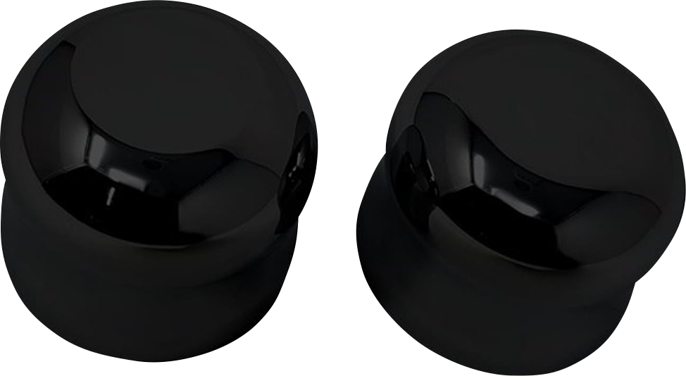 Covingtons Black Front Axle Cap for 2002-2023 Harley Touring Softail V-Rod CVO