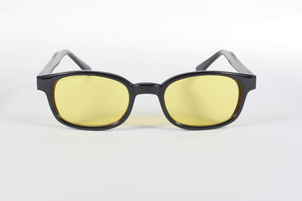 KD's 1 Pair Yellow Lens Old School Biker Motorcycle Sunglasses 100% UV