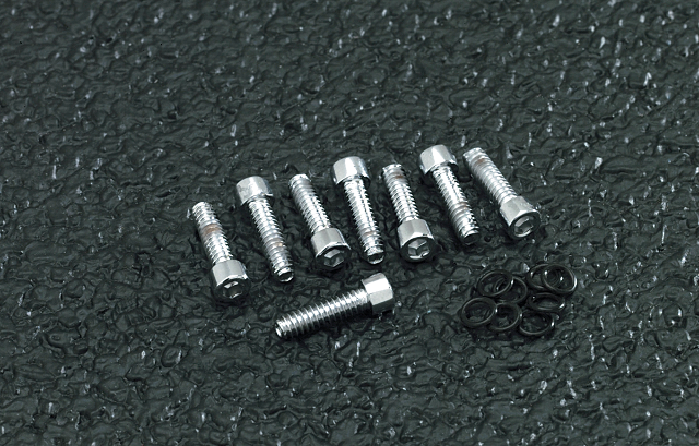 Gardner Westcott Chrome 8 Pack Turn Signal Bolt Kit 1986-2001 Harley Dyna