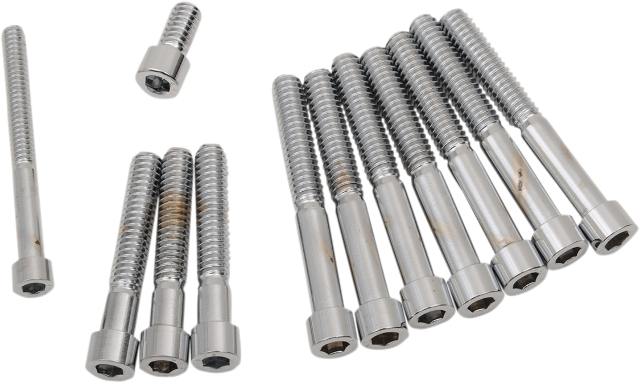 Drag Specialties Chrome Primary Cover Bolts for 71-76 Harley Sportster XLCH XLH