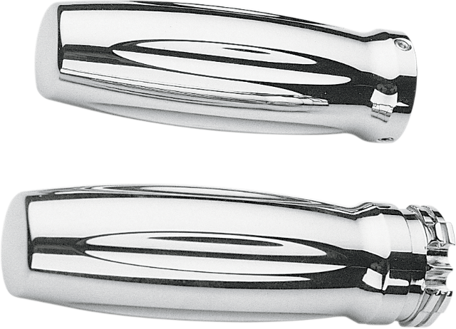 Pro One Chrome Millennium 1" Motorcycle Grips 1980-2021 Harley Touring Softail