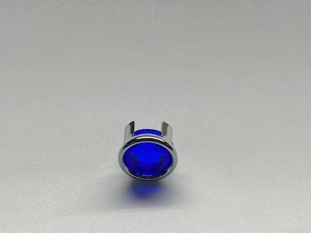 Chris products Taillight Turn Signal Universal Motorcycle Lens 4 Pack Blue Dots