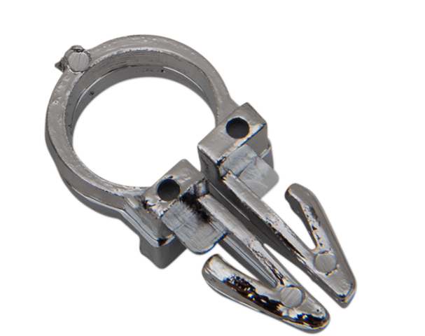 Drag Specialties Single Chrome Nylon 1/2" Handlebar Wiring Clip for Harley