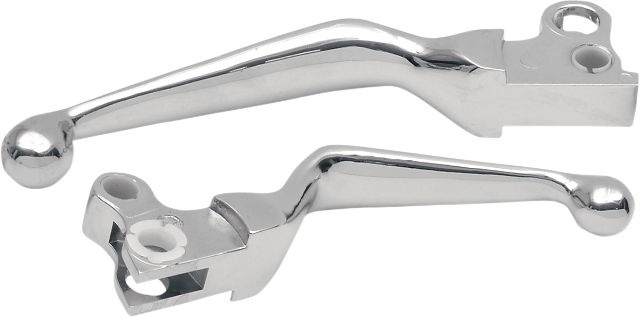 Drag Specialties Chrome Handlebar Lever Set 82-95 Harley Dyna Touring XL FXR FXE