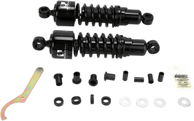 Progressive 412 Black Standard 11" Rear Shocks 1977-2003 Harley Sportster XLH