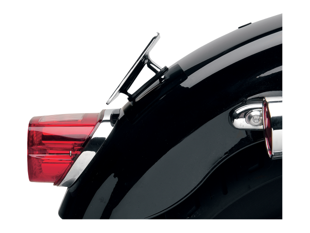 Drag Specialties Fender Laydown License Plate Mount for 1955-16 Harley FX XL FL