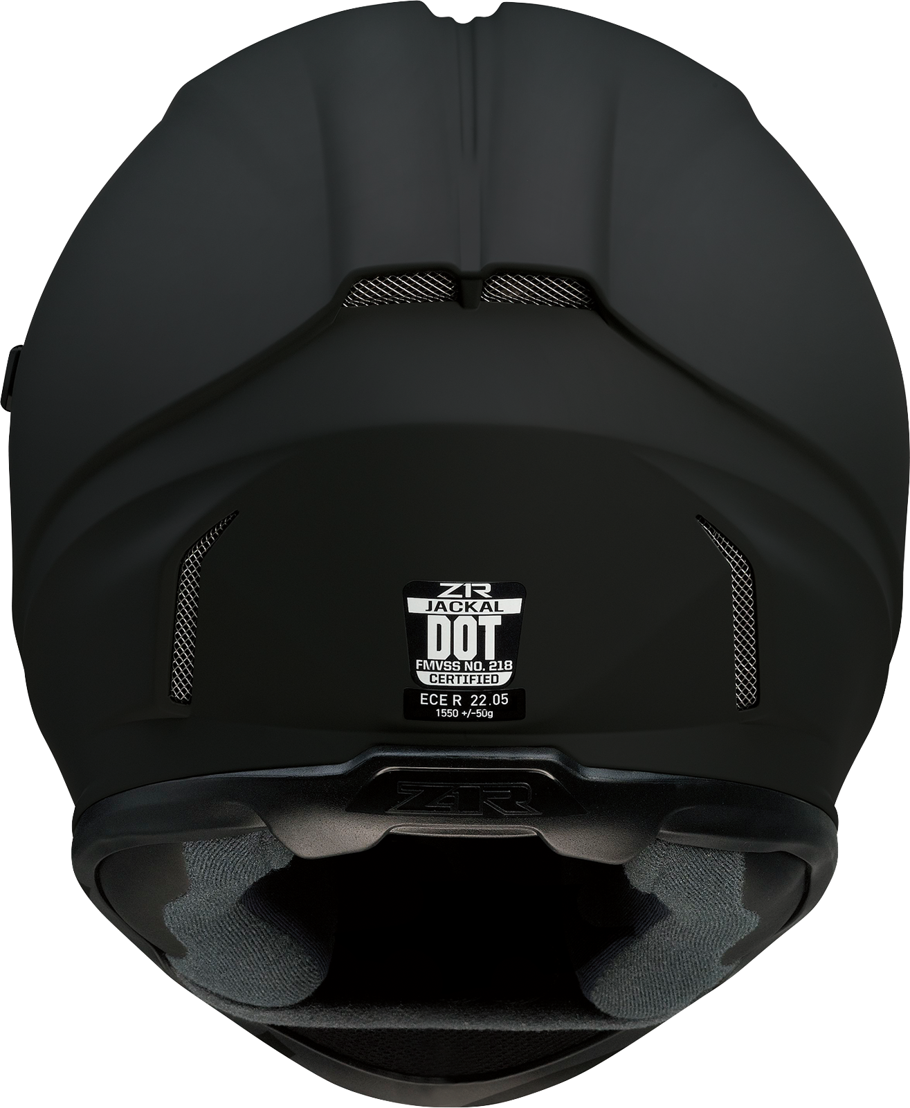Z1R Jackal Smoke Lens Unisex Fullface Motorcycle Riding Street Racing Helmet