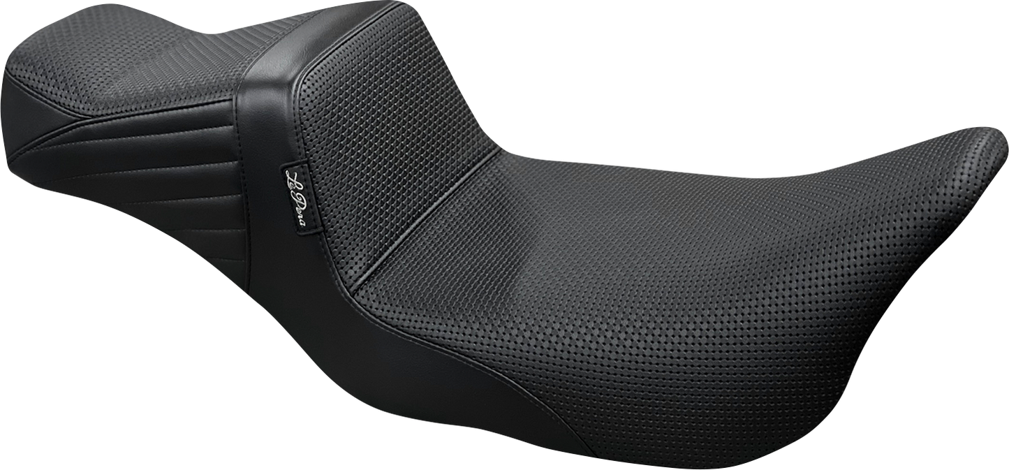 Le Pera Tailwhip Basketweave Daddy Long Legs Seat fits 2008-2024 Harley Touring