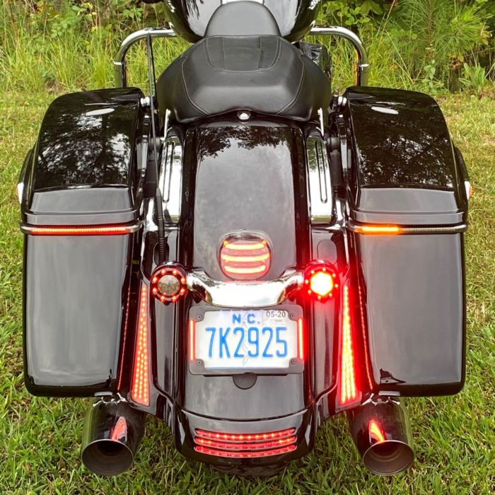 Custom Dynamics Sequential Low Profile LED Saddlebag Lights 14-24 Harley Touring