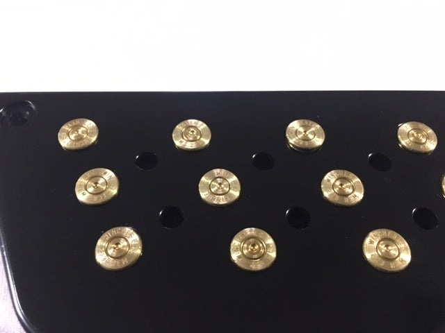 JT's Cycles once fired .223 bullets Black Saddlebag Latch Covers 93-13 Harley