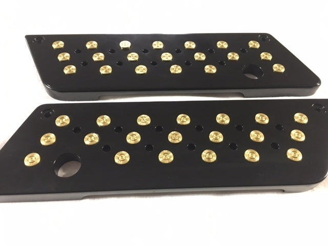 JT's Cycles once fired .223 bullets Black Saddlebag Latch Covers 93-13 Harley