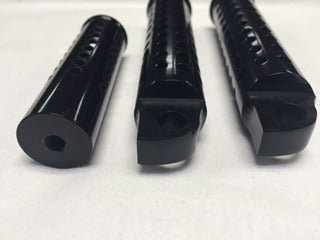 JT's Cycles Genuine Once Fired .50 Caliber BMG Bullet Black Footpegs Harley XL