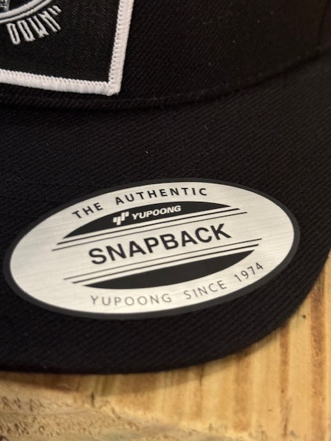JT's Cycles Custom Motorcycle Yupoong 6089M Premium Snapback Hat Flat Bill Cap