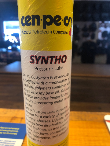 Cenpeco Red 14.5 oz Syntho Pressure Lube Multi Purpose Motorcycle ATV UTV Grease