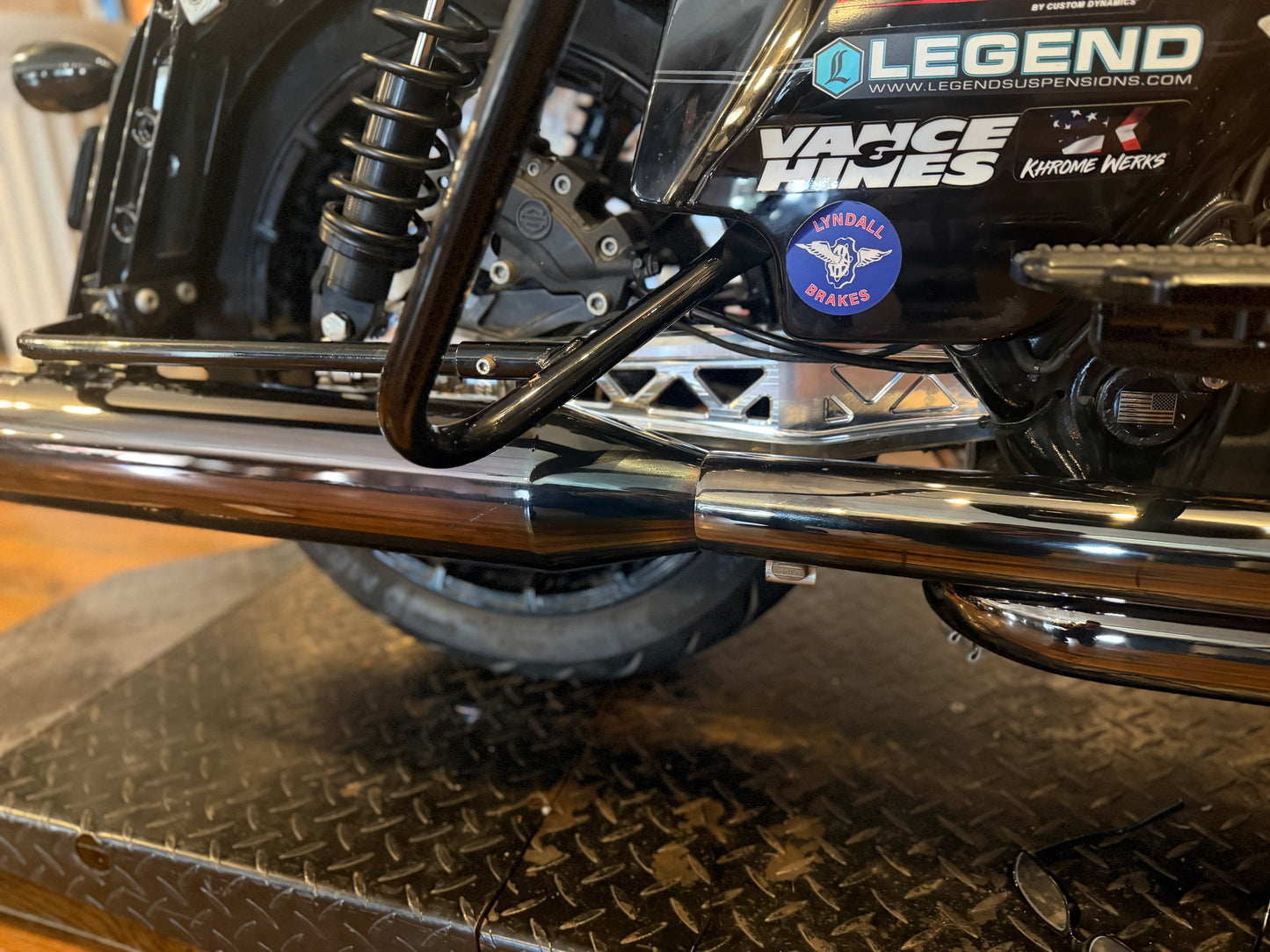 HHI Hawg Halters Dominator Machined Billet Swingarm for 2009-2024 Harley Touring