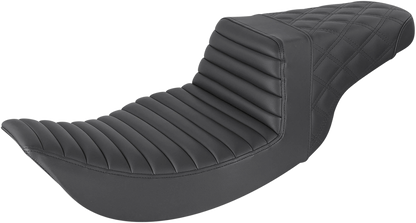 Saddlemen Black Step Up Ultra Foam Gel Seat for 1997-2007 Harley Road King FLHX