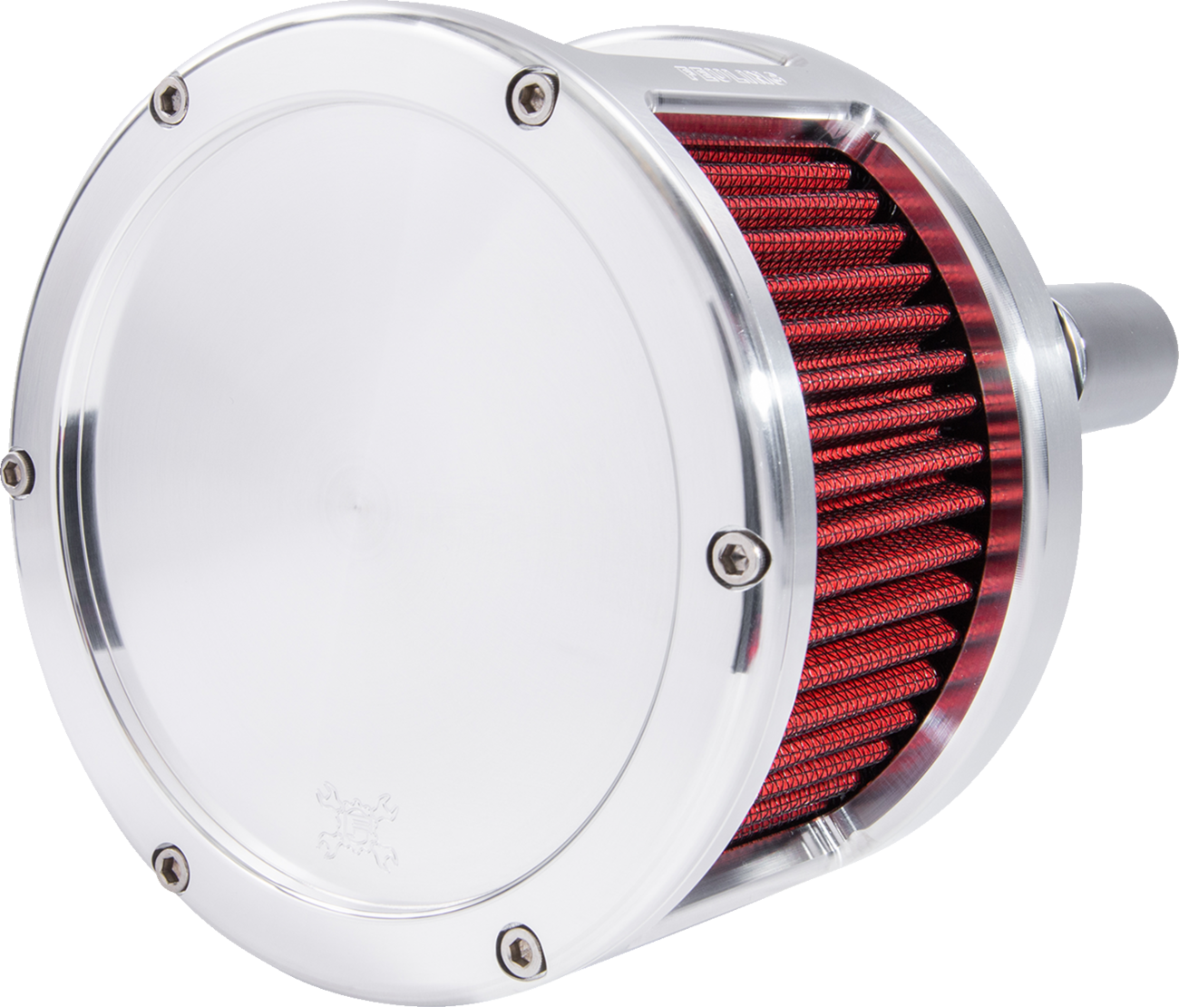 Feuling BA Race Solid Raw Red Air Cleaner Kit 2017-2024 Harley Touring Softail