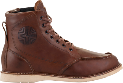 Alpinestars Oscar Monty v2 Brown Leather Motorcycle Riding Street Racing Boots