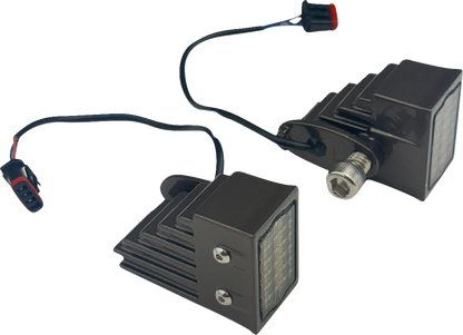 Custom Dynamics Smoke Front LED Turn Signals for 2018-2024 Harley Low Rider ST