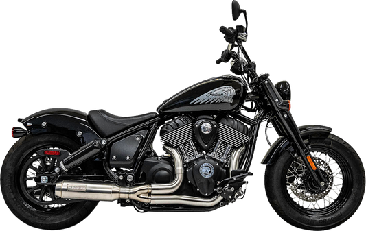 Bassani 2-1 Ripper Super Bike Exhaust System fits 2022-2023 Indian Chief Bobber