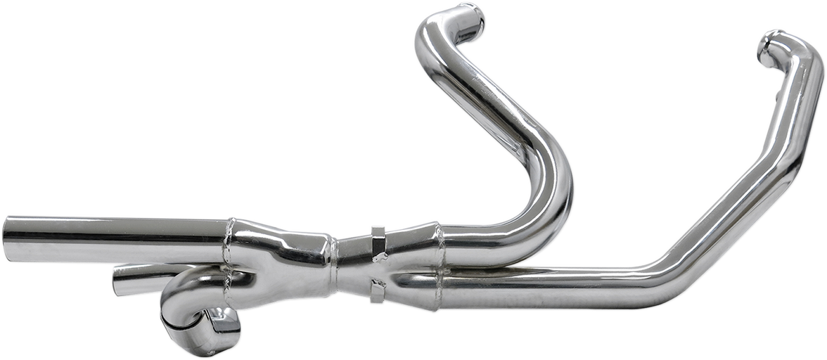 Bassani 2X2 Dual Chrome Dual Exhaust Headpipe fits 2009-2016 Harley Touring FLHX