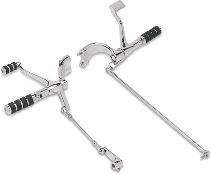 Drag Specialties Chrome Forward Control Kit 2004-2013 Harley Sportster Models