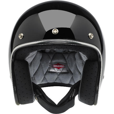 Biltwell Bonanza DOT 3/4 Gloss Black Motorcycle Riding Street Racing Helmet