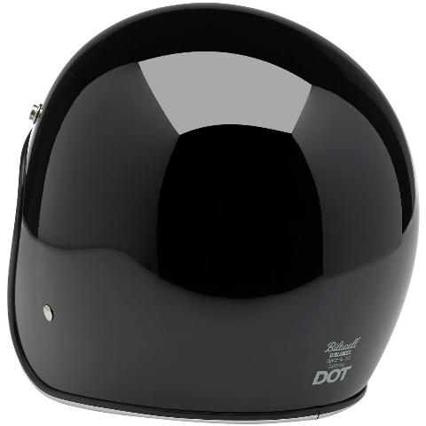 Biltwell Bonanza DOT 3/4 Gloss Black Motorcycle Riding Street Racing Helmet
