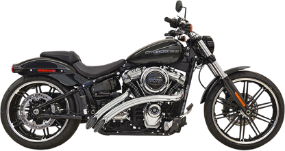 Bassani Chrome Radial Sweeper Exhaust 2018-2021 Harley Softail FXST FLSL FXBB