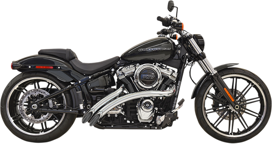 Bassani Chrome Radial Sweeper Exhaust 2018-2021 Harley Softail FXST FLSL FXBB