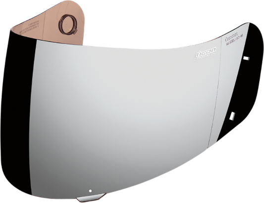 Icon Alliance RST Silver Motorcycle Riding Replacement Helmet Pro Shield