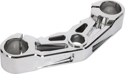 Thrashin Supply Chrome Bottom Triple Tree fits 2024 Harley Road Glide FLTRX