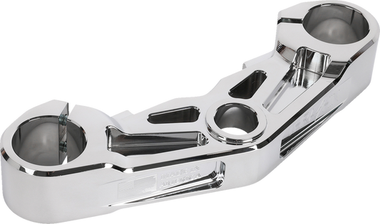 Thrashin Supply Chrome Bottom Triple Tree fits 2024 Harley Road Glide FLTRX