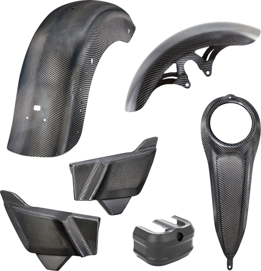 Arlen Ness Complete Carbon Fiber Bodywork Kit for 2023-2026 Harley Touring