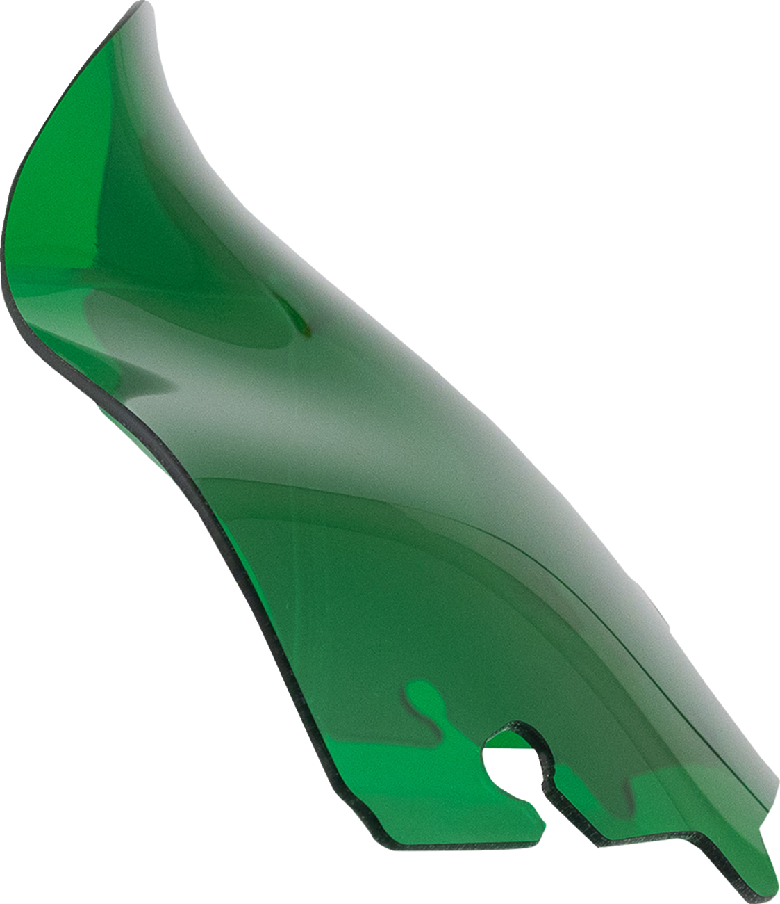 Klock Werks Kolor Flare 6.5" Green Windshield for 2014-2023 Harley Touring FLHT
