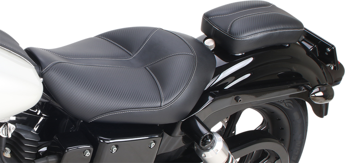 Saddlemen Dominator 6" Detachable Rear Pillion Pad Seat for Harley Davidson