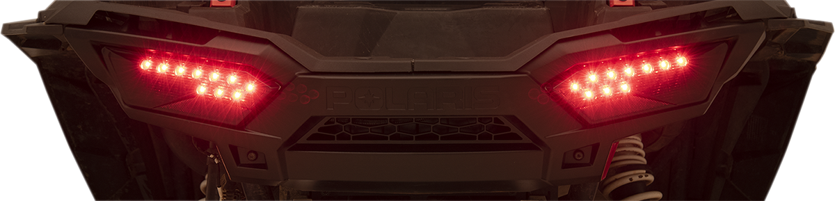 Moose Utility Black UTV Side by Side Taillights 2014-20 Polaris RZR XP Turbo RS1